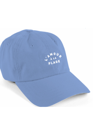 Baron W Casquette L'Amour A La Plage Bleu Vintage