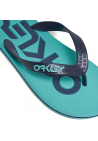 Oakley College Flip Flop Teal Blue