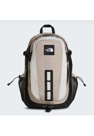 The North Face Hot Shot Se Backpack Stone Slab Cumulus Cloud Tnf Black
