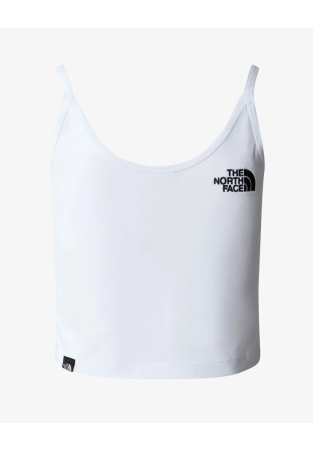 The North Face W Simple Dome Slim Crop Tank Tnf White