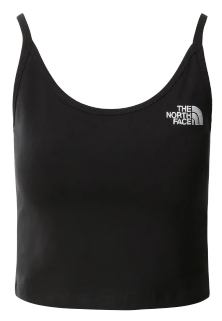 The North Face W Simple Dome Slim Crop Tank Tnf Black