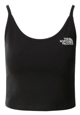 The North Face W Simple Dome Slim Crop Tank Tnf Black