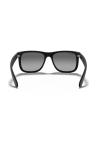 Ray-Ban Justin Rubber Black Lignt Grey Gradient Grey Polar