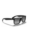 Ray-Ban Justin Rubber Black Lignt Grey Gradient Grey Polar
