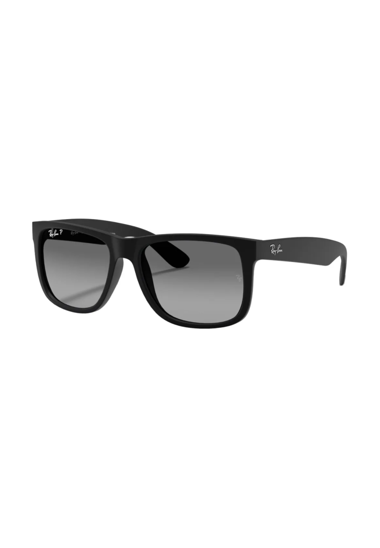 Ray-Ban Justin Rubber Black Lignt Grey Gradient Grey Polar