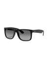 Ray-Ban Justin Rubber Black Lignt Grey Gradient Grey Polar