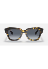 Ray-Ban State Street Yellow Havana_Light Blue Gradient Grey