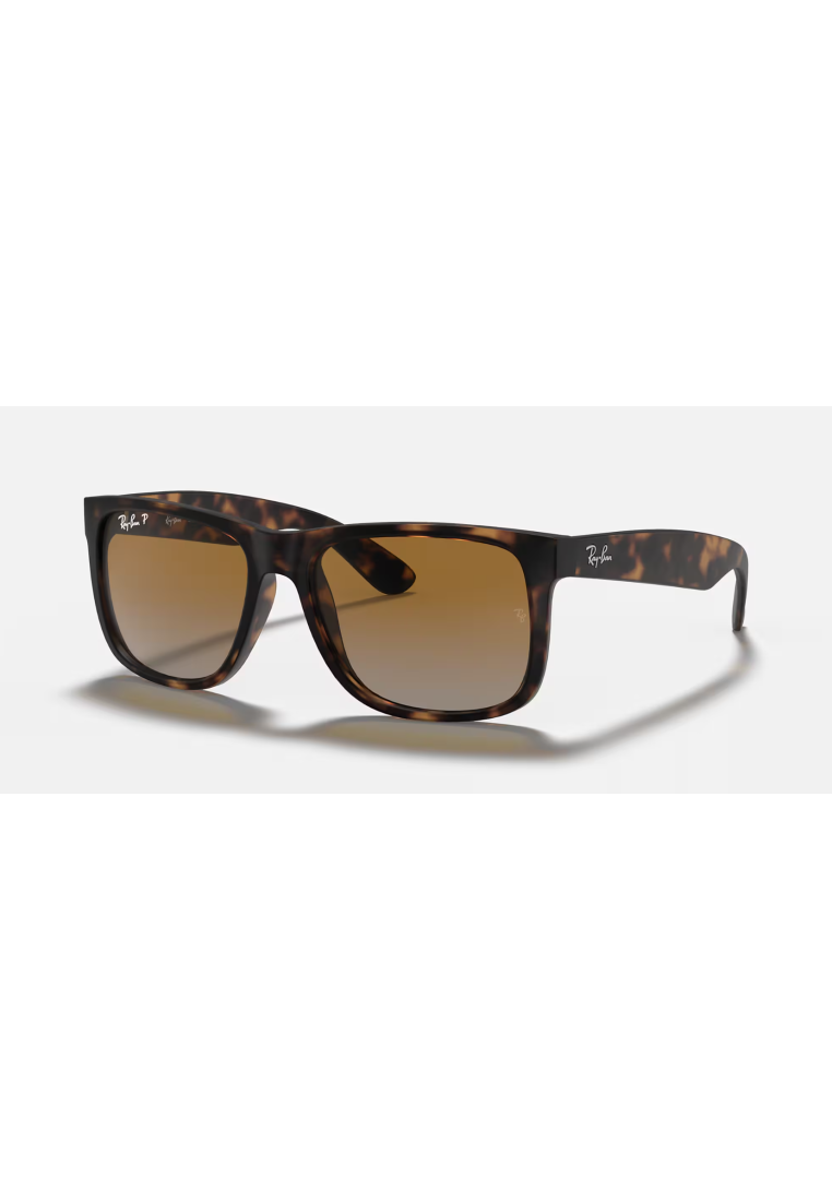Ray-Ban Justin Rubber Havana Grey Gradient Brown
