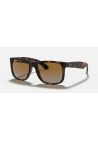 Ray-Ban Justin Rubber Havana Grey Gradient Brown