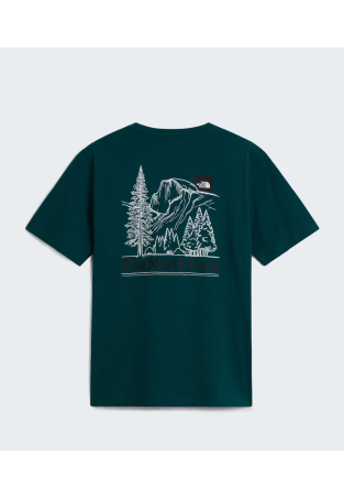 The North Face M Monte Regular Ss Tee Graphic Pacific Teal