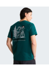 The North Face M Monte Regular Ss Tee Graphic Pacific Teal