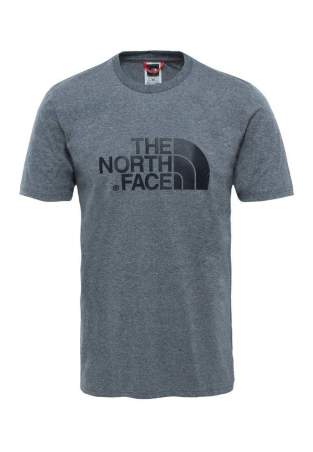 the north face men’s s/s easy tee - eu tnf medium grey htr(std) the north face men’s s/s easy tee - eu tnf medium grey htr(std)