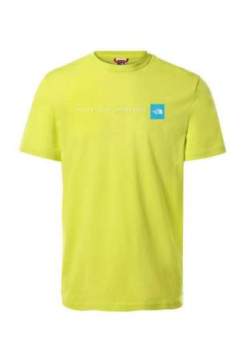 the north face m s/s nse tee sulphur spring green