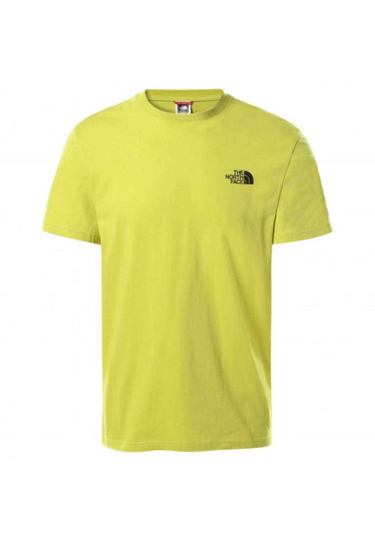 the north face m s/s simple dome te citronelle green