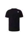 the north face y ss box tee junior tnf black red orange