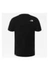 the north face y ss box tee junior tnf black stripe