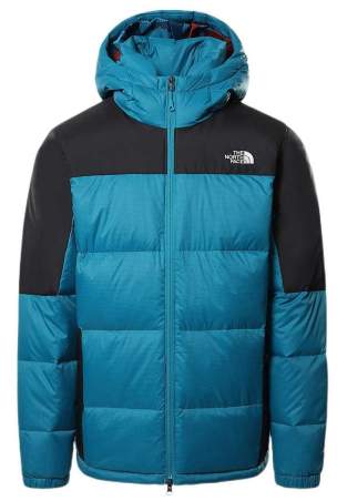 the north face diablo dwn hood enamelbl tnfblk