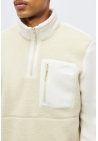 The North Face M Yumiori 1/4 Zip Desert Stone White Dune