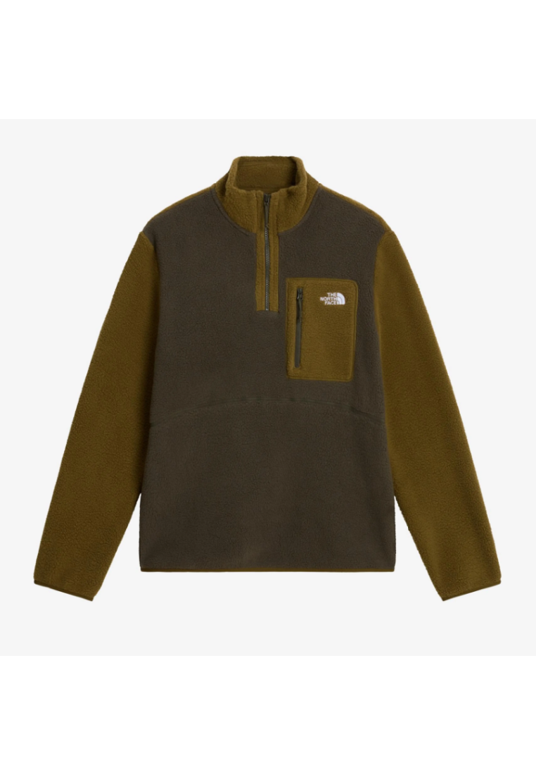 The North Face M Yumiori 1/4 Zip New Taupe Green Caraway Seed