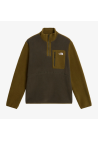 The North Face M Yumiori 1/4 Zip New Taupe Green Caraway Seed