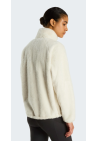 The North Face W Osito Evolve Full Zip Jacket White Dune