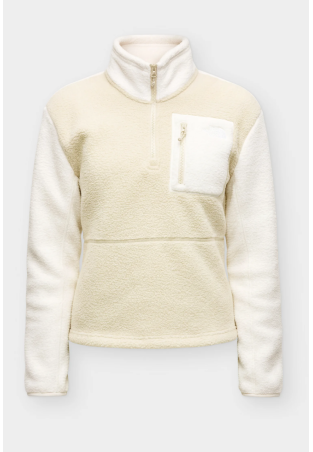 The North Face W Yumiori 1/4 Zip Desert Stone White Dune