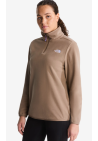 The North Face W Glacier Fleece 1/4 Zip Jacket Garnet