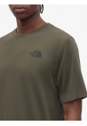 The North Face M Yosemite Oak Box Nse Regular Ss Tee New Taupe Green