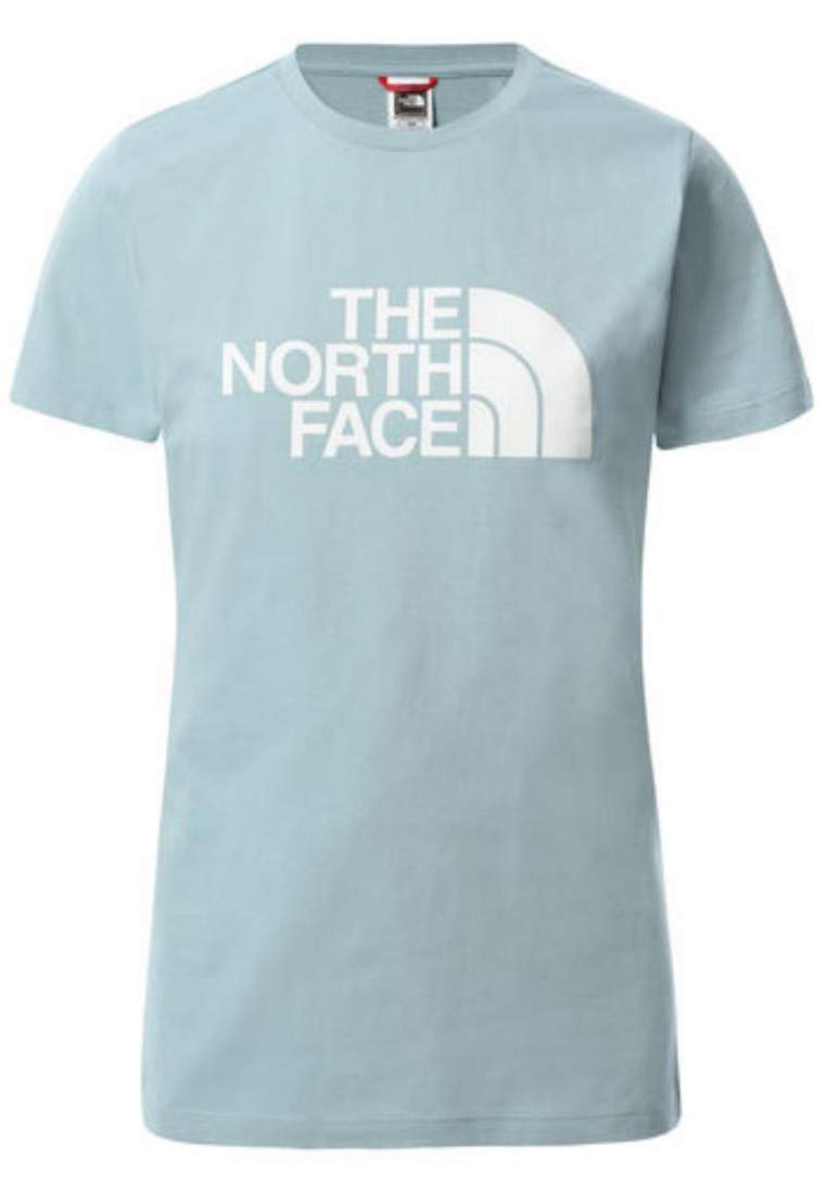 the north face w s/s easy tee tourmaline blue