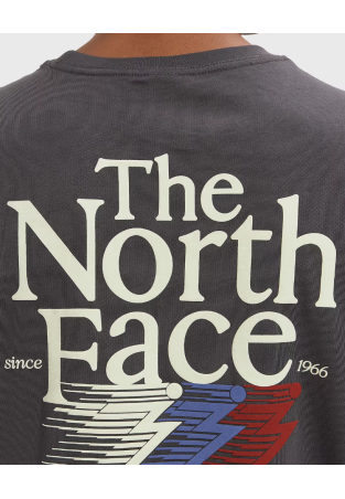 The North Face M Retro Trail Relaxed Ss Tee Anthracite Grey