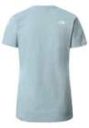 the north face w s/s easy tee tourmaline blue
