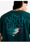 The North Face M Retro Trail Relaxed Ss Tee Pacific Teal