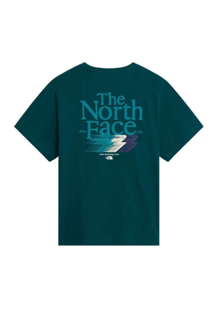 The North Face M Retro Trail Relaxed Ss Tee Pacific Teal