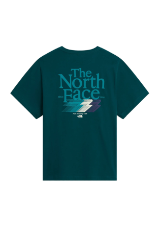 The North Face M Retro Trail Relaxed Ss Tee Pacific Teal