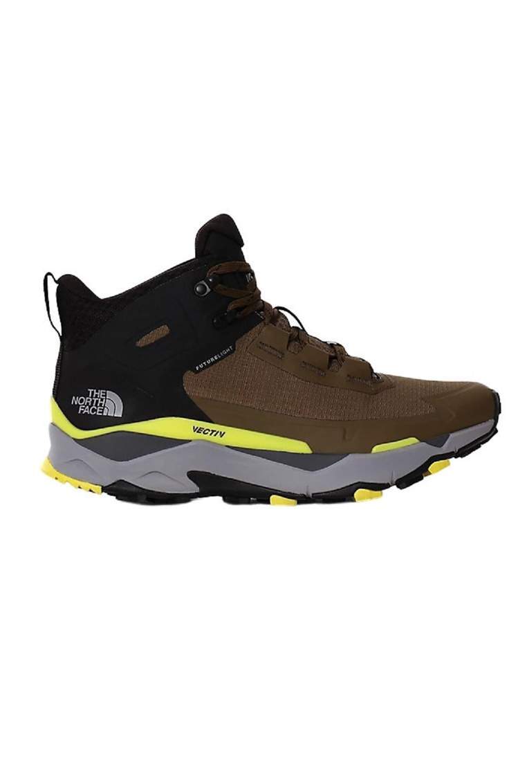 the north face vectiv exploris mid futurlight military olive tnf black