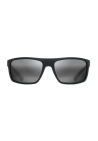 Maui Jim Grey Byron Bay Black Matte Rubber
