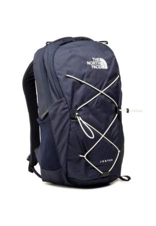 the north face jester aviator navy light heather-vintage white