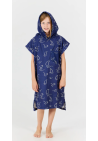 After Essentials Poncho Kids Shark Blue