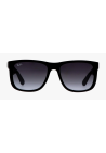 Ray-Ban Justin Small Rubber Black Light Grey Gradient Dark Grey