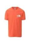 the north face m scrap bkl cali tee burnt ochre
