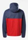 the north face m cyclone jacket vintage indigo-rococco red