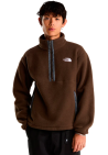 The North Face M Tnf Fleeski 1/4 Zip Po Dark Chestnut