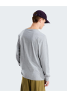 The North Face M Evolution Simple Dome Regular Ls Tee Tnf Pale Grey Heather
