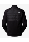 The North Face M Reaxion 2.0 Fleece Hybrid Full Zip Tnf Black Heather