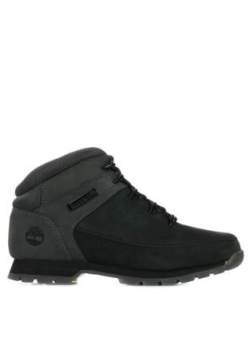 timberland euro sprint mid hiker black nubuck