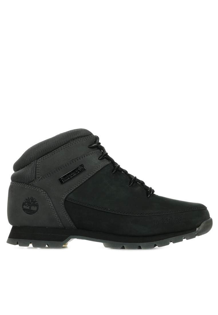 timberland euro sprint mid hiker black nubuck
