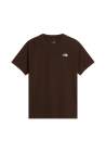 The North Face M Evolution Simple Dome Regular Ss Tee Dark Chestnut