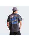 The North Face M Mountain Escape Relaxed Ss Tee Anthracite Grey
