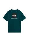 The North Face M Evolution Box Nse Regular Ss Tee Pacific Teal