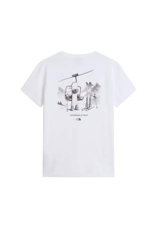 The North Face U Opposites Attract Relaxed Ss Tee Tnf White